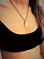 Tükkan Accessories Karanlikta Parlayan Deri İp Kolye-Kol125 Tükkan Accessories Karanlikta Parlayan Deri İp Kolye-Kol125