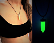 Tükkan Accessories Karanlikta Parlayan Deri İp Kolye-Kol125 Tükkan Accessories Karanlikta Parlayan Deri İp Kolye-Kol125