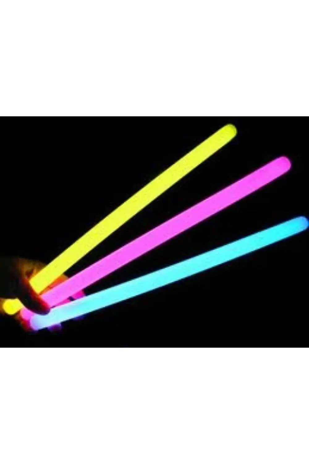 Karanlıkta Parlayan Fosforlu Glow Stick Kalın Çubuk 30 Cm 1 Adet