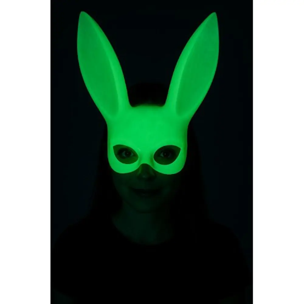 Karanlıkta Parlayan Fosforlu Tavşan Maskesi – Glow Bunny Masquera