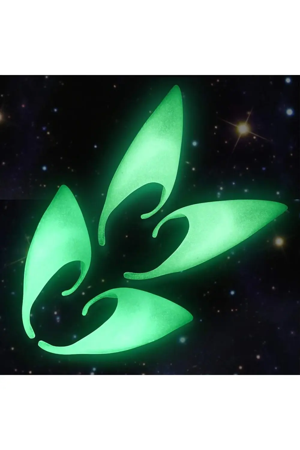 Karanlıkta Yanan Fosforlu Lateks Elf Kulağı 1 Çift 10x5 cm GO5060 Karanlıkta Yanan Fosforlu Lateks Elf Kulağı 1 Çift 10x5 cm GO5060