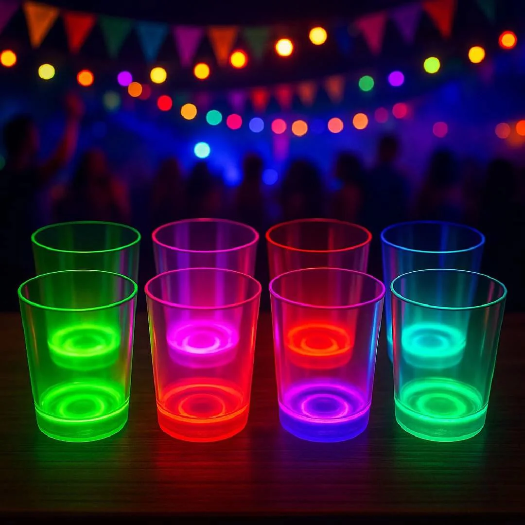 Karanlıkta Yanan Mega Glow Bardak 8'li – Parti ve Etkinlikler İçin Glow Stickli Bardak Seti Fiyatı, Yorumları ve Özellikleri
