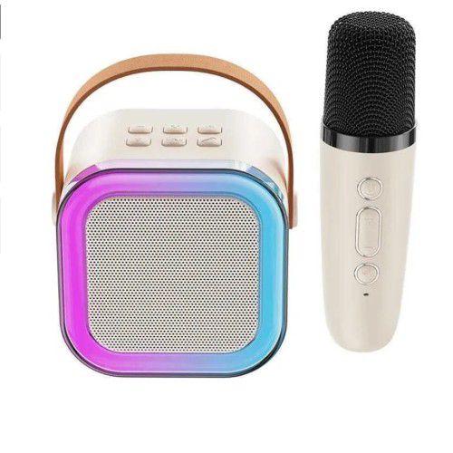 Karaoke Mikrofon Hoparlör Seti Bluetooth Profesyonel Ses Efektli