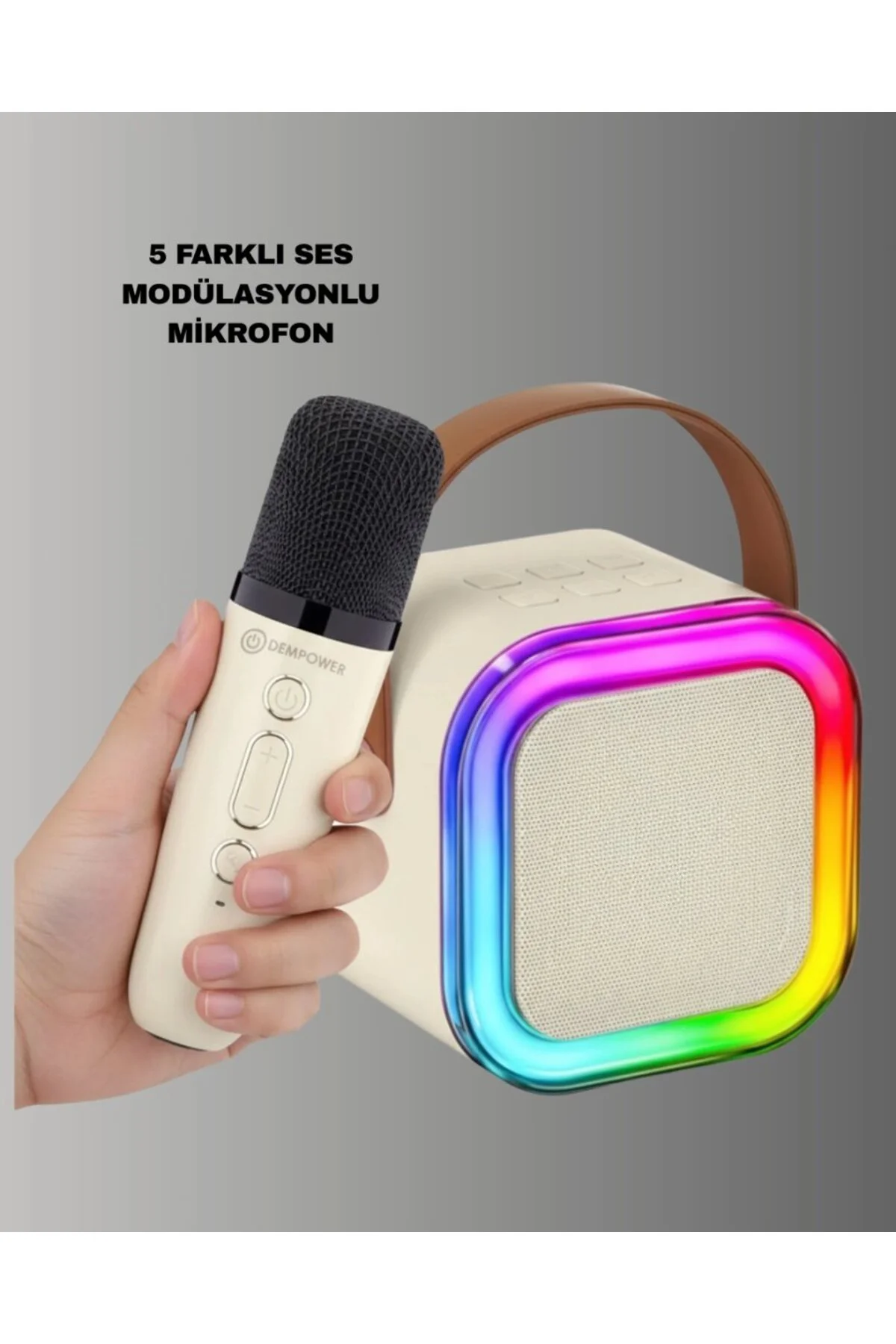 Karaoke Mikrofon Hoparlör Seti 6 Saat Kullanım Süresi Fiyatı, Yorumları ve Özellikleri