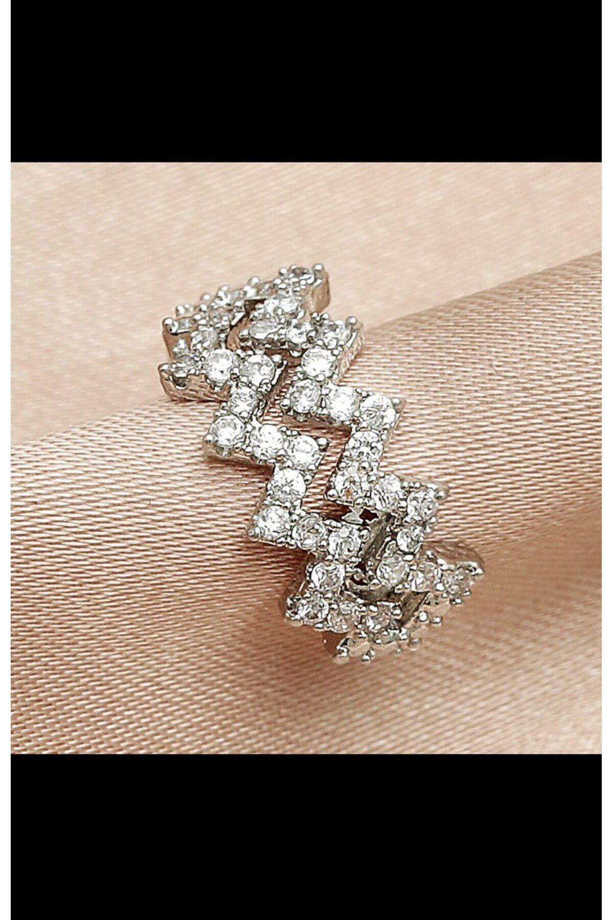 Arescollection Kararmaz Zirkon Taşlı Earcuff Sıkıştırmalı Kıkırdak Conch Orbital