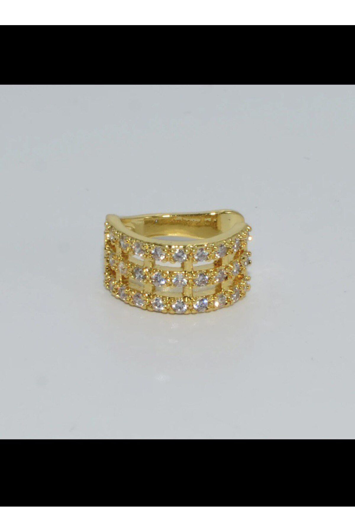 Arescollection Kararmaz Zirkon Taşli Earcuff Sıkıştırmalı Kıkırdak Conch Orbital