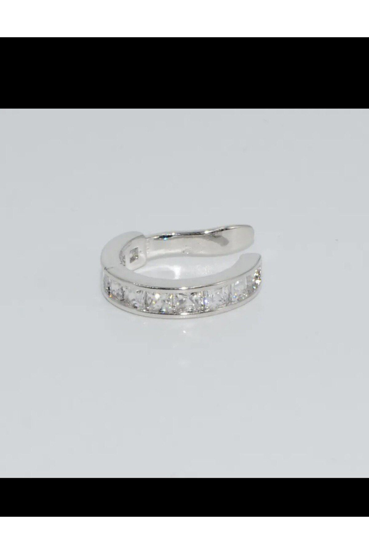 Arescollection Kararmaz Zirkon Taşlı Earcuff Sıkıştırmalı Kıkırdak Conch Orbital