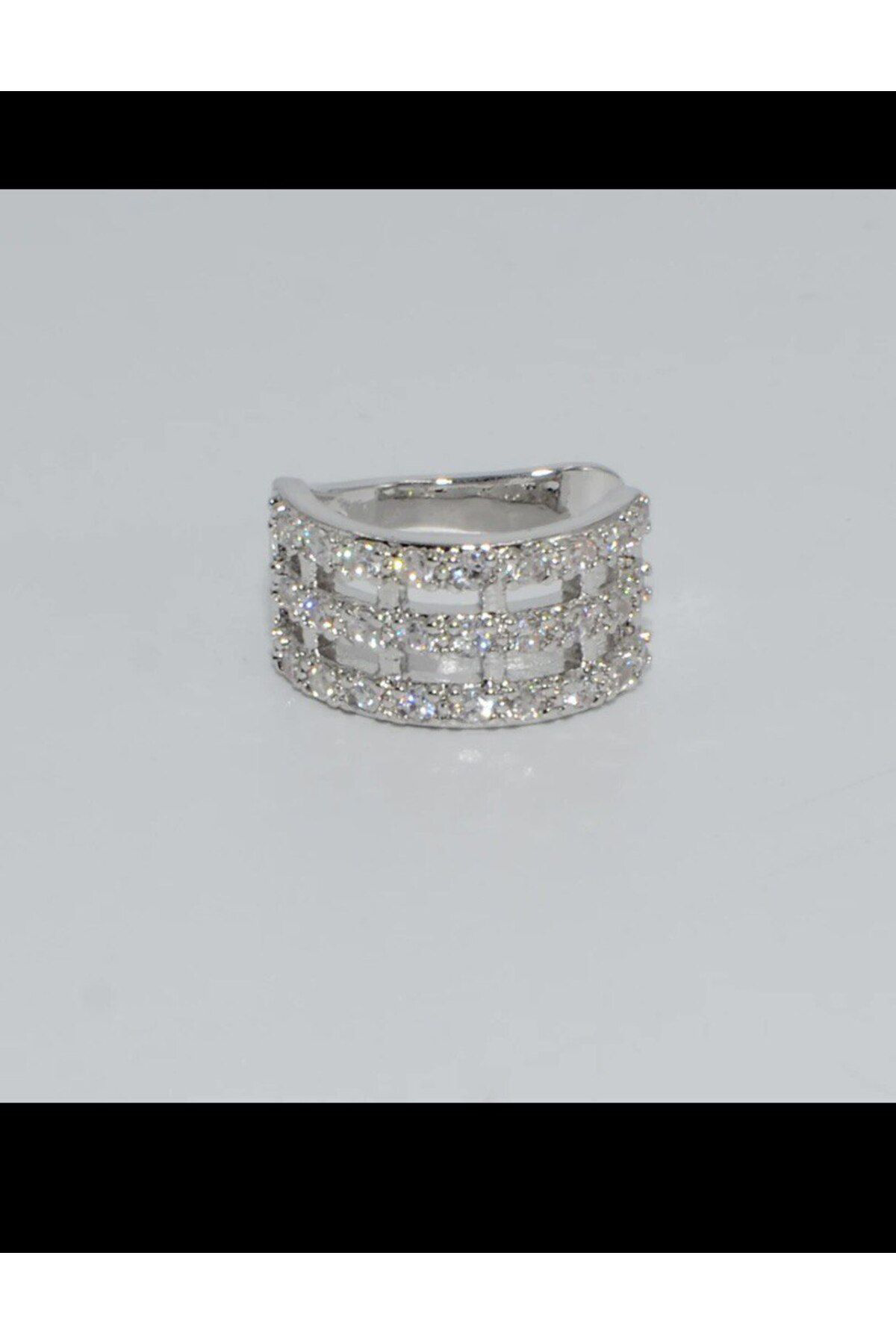 Arescollection Kararmaz Zirkon Taşli Earcuff Sıkıştırmalı Kıkırdak Conch Orbital