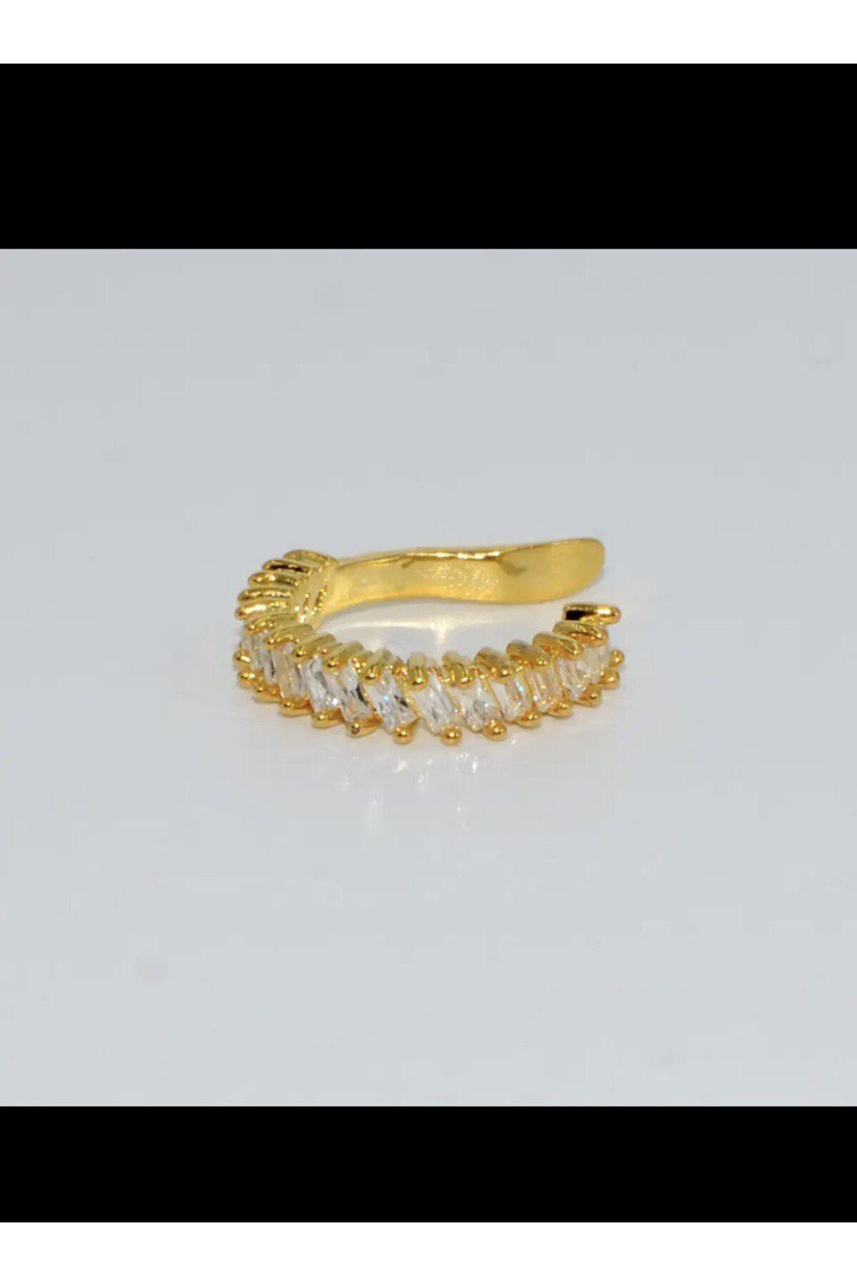 Arescollection Kararmaz Zirkon Taşli Earcuff Sıkıştırmalı Kıkırdak Conch Orbital