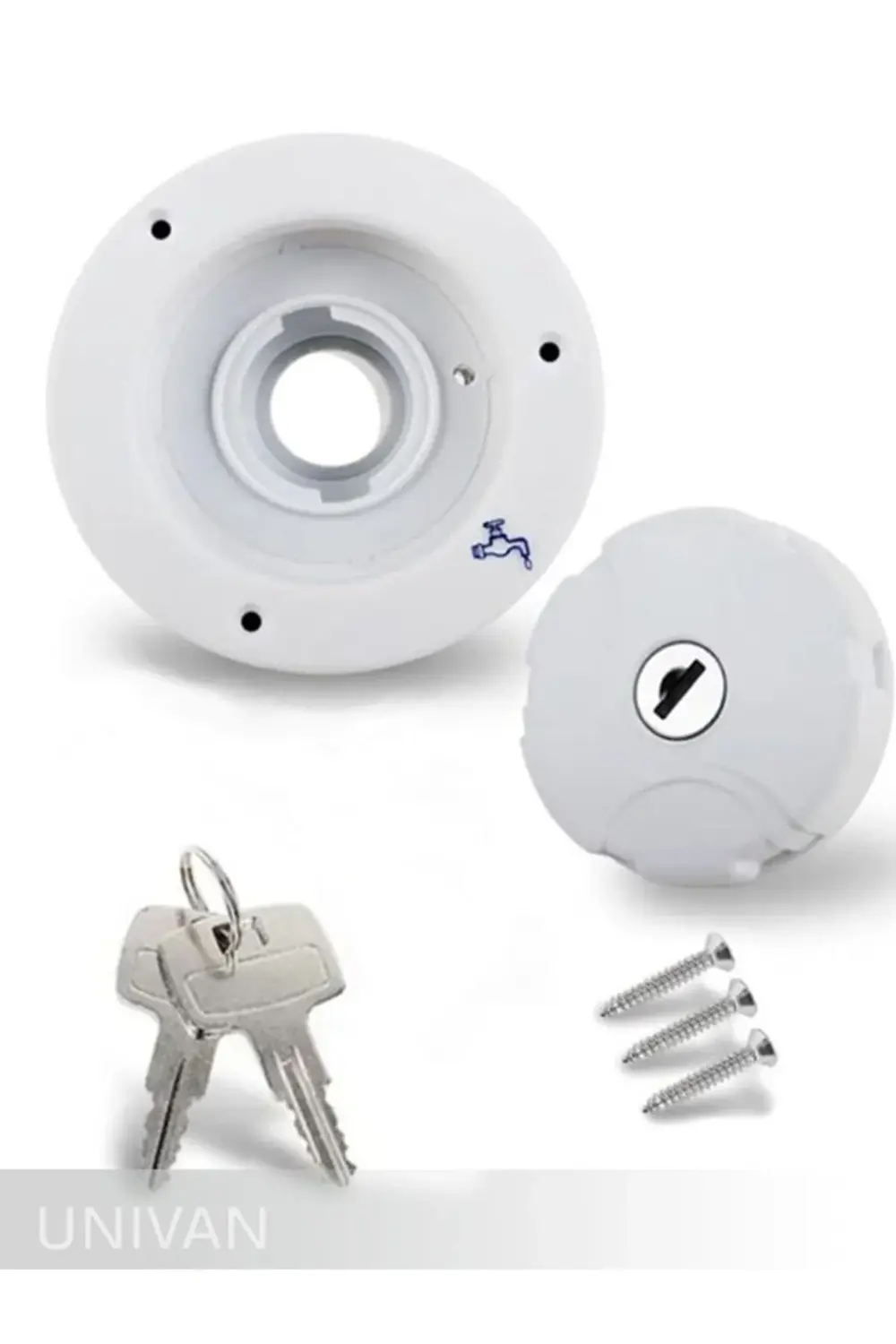 Karavan Su Dolum Kapağı (BEYAZ)