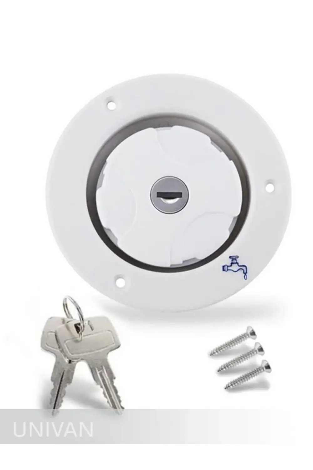 Karavan Su Dolum Kapağı (BEYAZ)