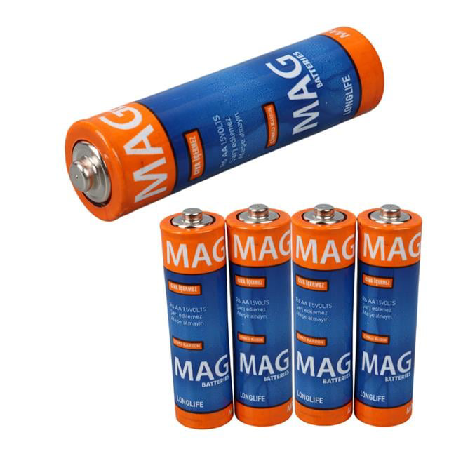 Karbon Çinko AA 60&amp;apos;lı Paket Kalem Pil (AA,R6 UM-3) (4741