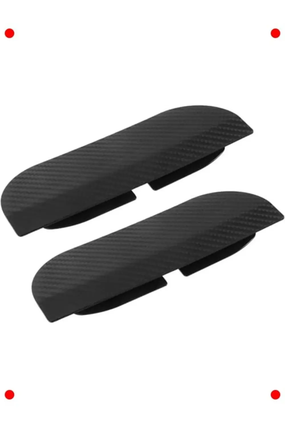 Karbon Desenli Ayna Yağmur Siperliği (2'li)