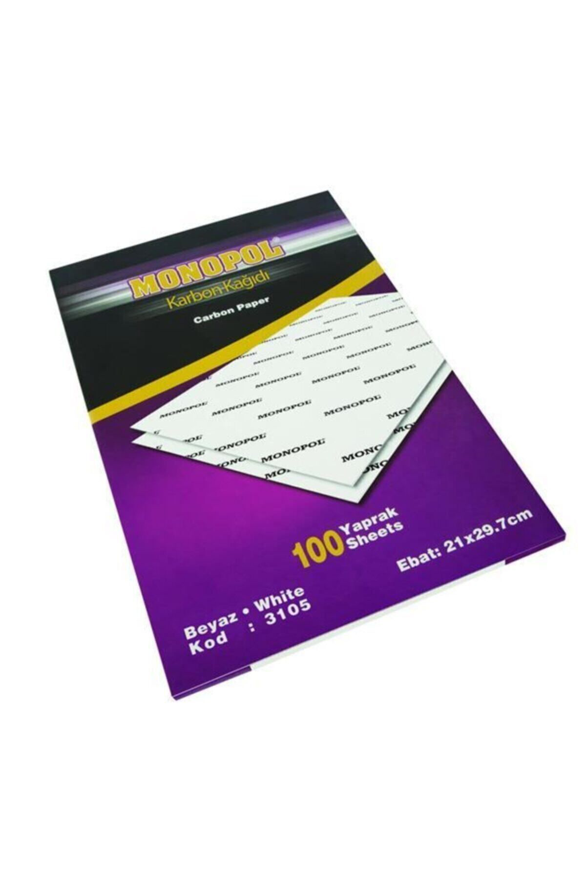 Monopol Karbon Kağidi A4 210*297 Mm Beyaz Renk 5 Adet Beyaz