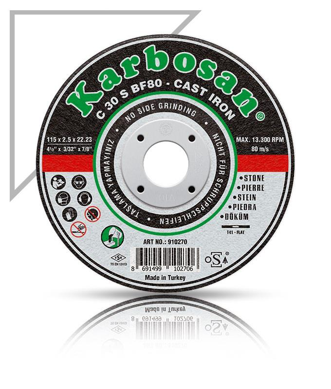 Karbosan  Döküm Kesici Disk 180*3.0Mm