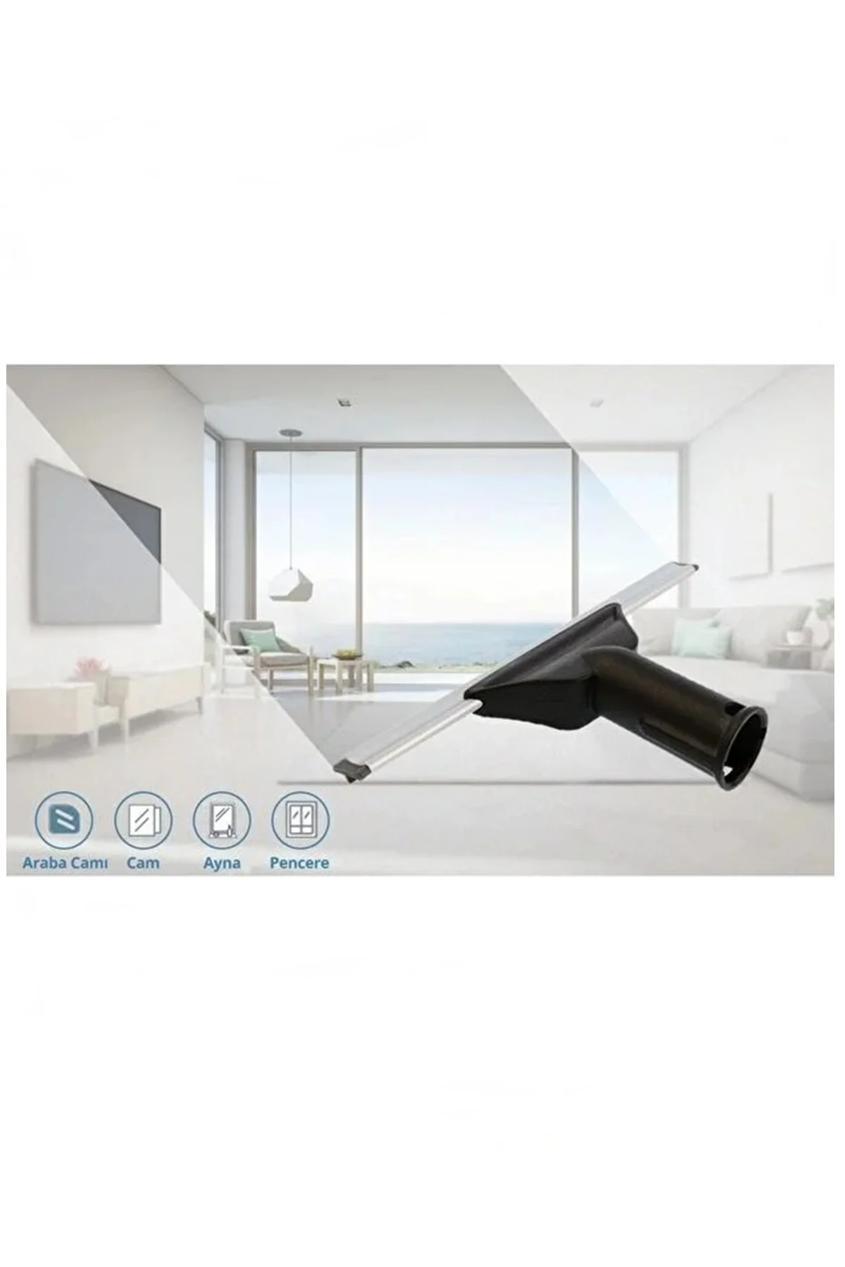 Karcher SC3 Buharlı Temizlik Makinesi için Cam Temizleme Aparatı