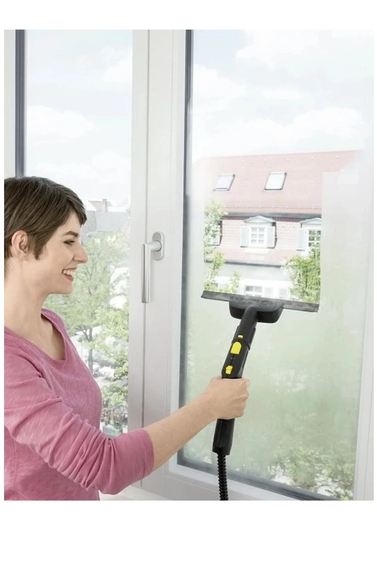 Karcher SC3 Buharlı Temizlik Makinesi için Cam Temizleme Aparatı
