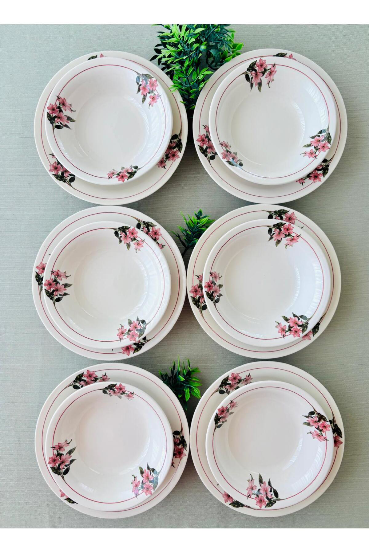 Karçiçeği Model 12 Parça Yemek Takımı