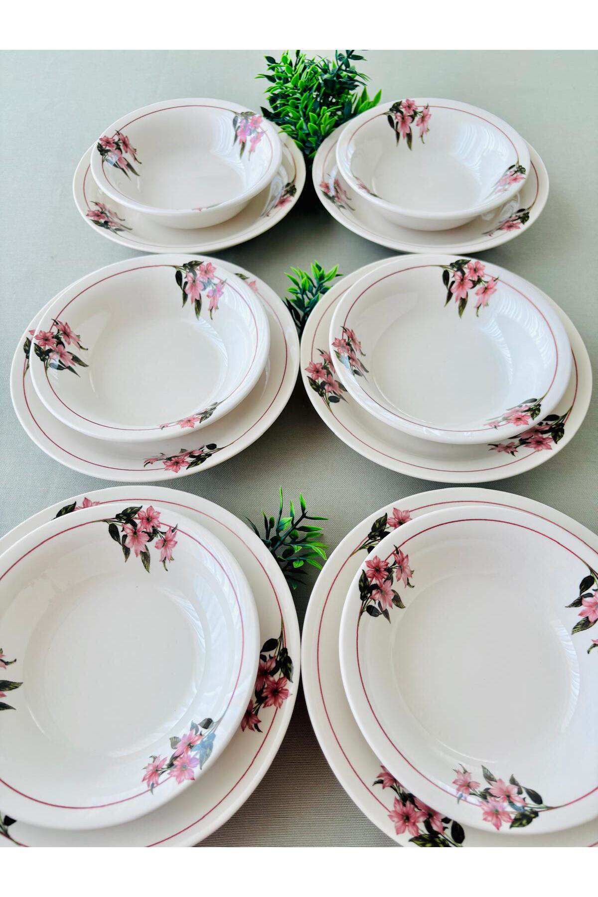 Karçiçeği Model 12 Parça Yemek Takımı