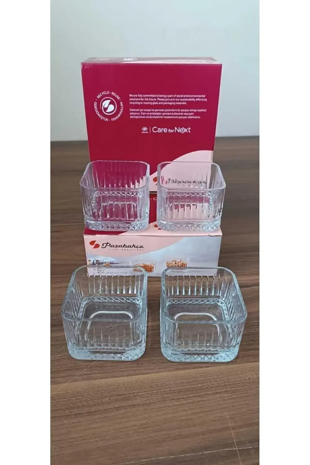 Kare 6'lı Çerezlik Tatlı Sunum Kase 869656589622AYBABASTORE 11782