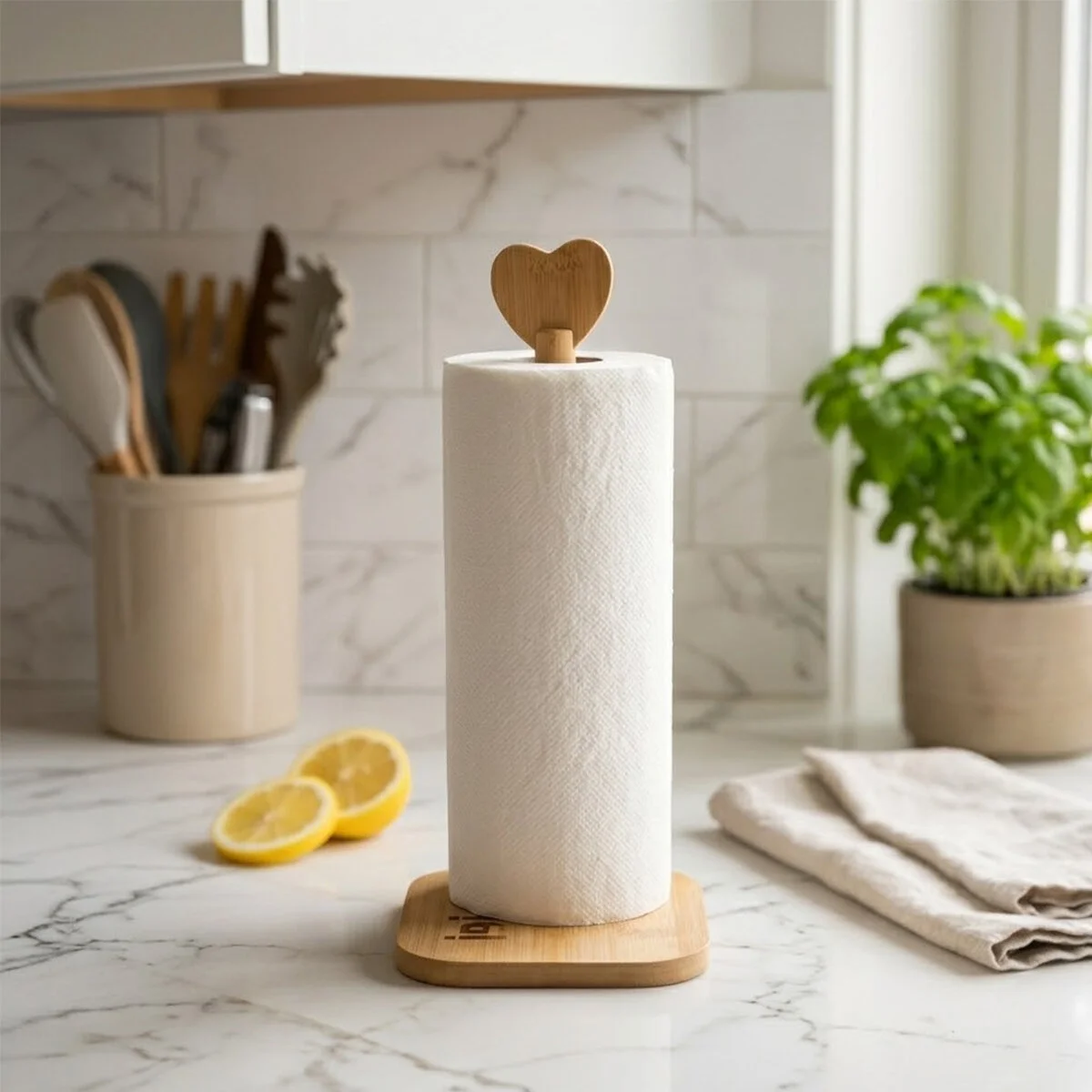 Kare Altlık=12x12cm Ahşap Bambu Kağıt Havluluk Kalp Başlı Sap=28.5cm Bx40 Fiyatı, Yorumları ve Özellikleri