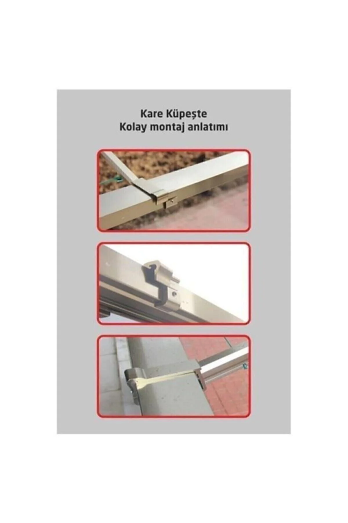 Kare Alüminyum Balkon Çamaşır Kurutma Askılığı 60x25, dayanıklı v
