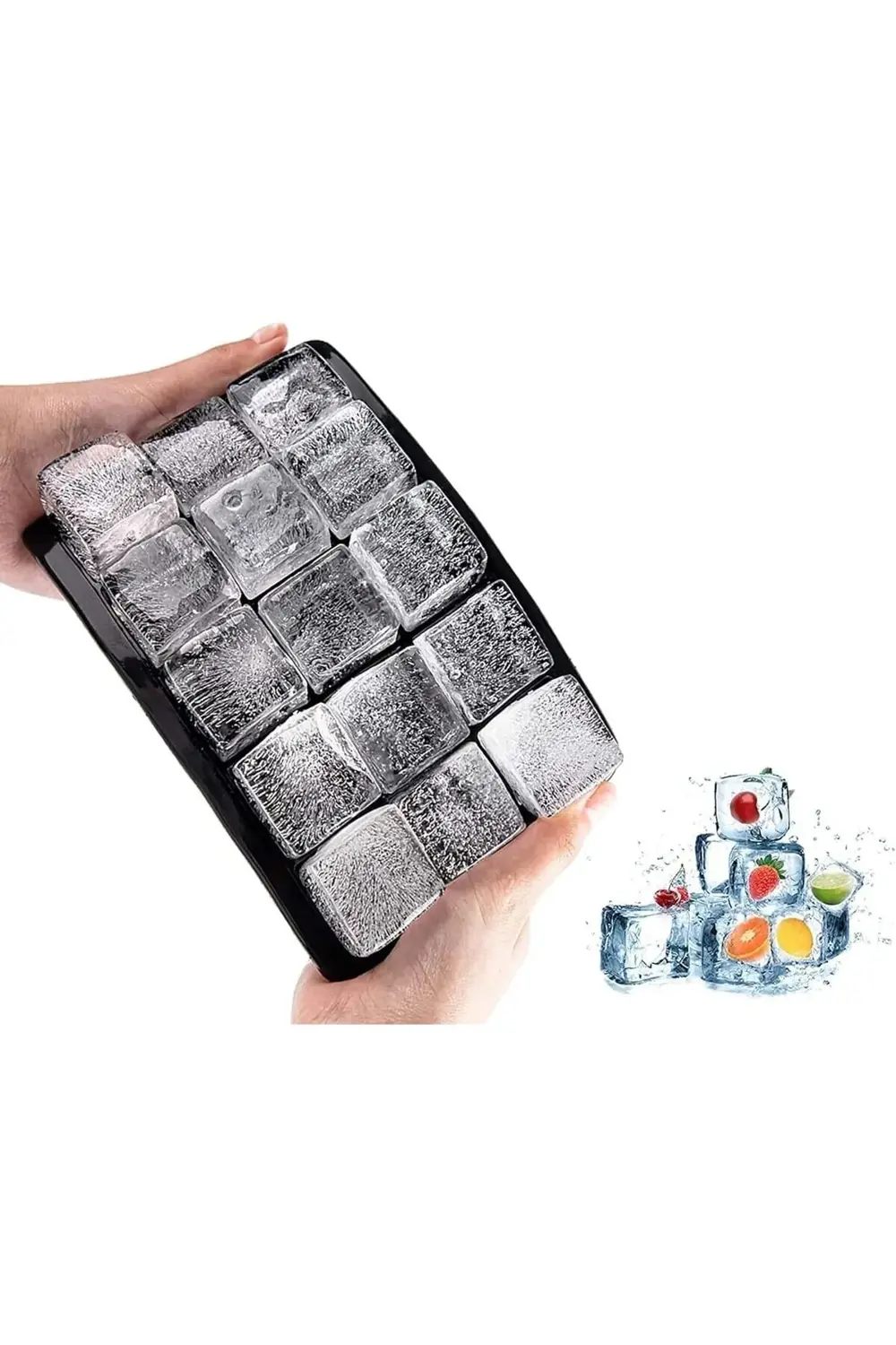 Kare Buz Kalıbı, 15 Bölmeli Çok Amaçlı Buz Küpü Kalıbı, Serbest B