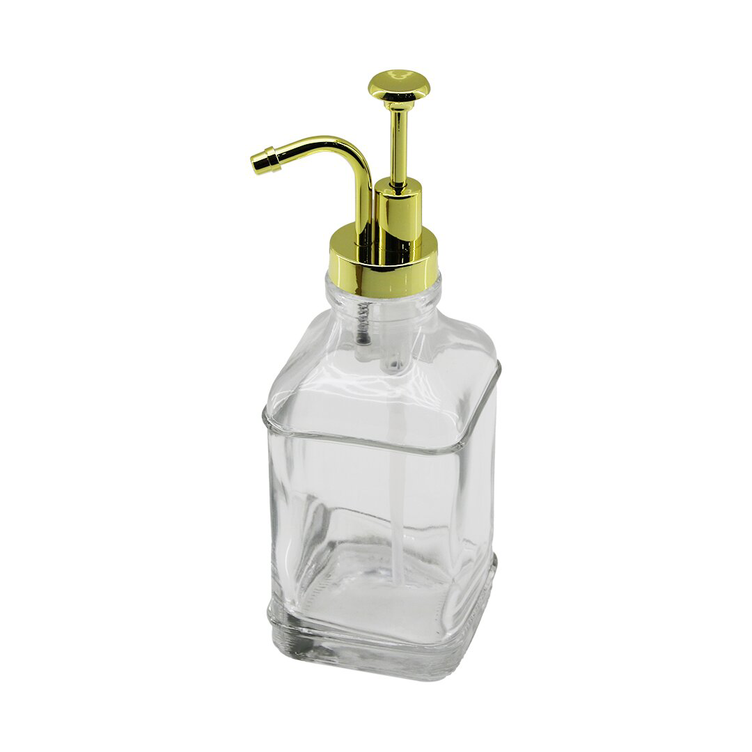 KARE CAM ŞİŞE - ŞEFFAF SIVI SABUNLUK 500ML POMPA - MUSLUK AYRIK M KARE CAM ŞİŞE - ŞEFFAF SIVI SABUNLUK 500ML POMPA - MUSLUK AYRIK M