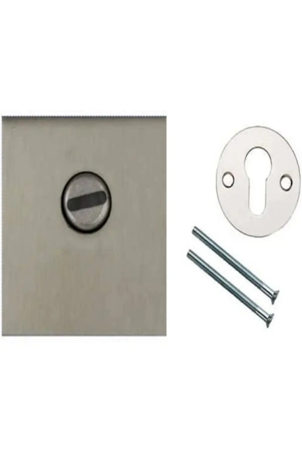 Kare Çelik Rozet Saten