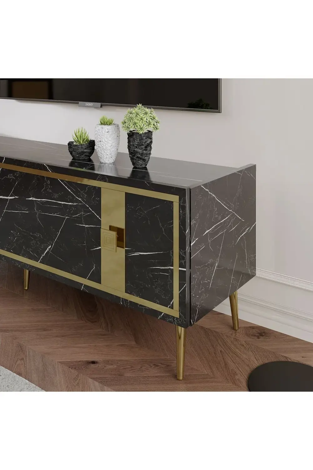 KARE DOLAP,ÇEKMECE MOBİLYA KULBU  (4 ADET) ALTIN