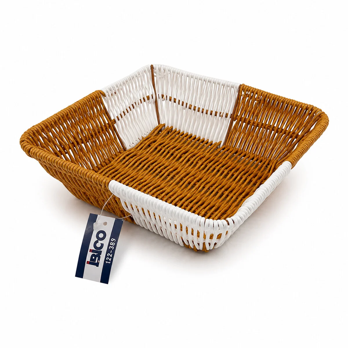 Kare Hasır K.rengi - Beyaz Ekmek Sepeti 24CM Kare Hasır K.rengi - Beyaz Ekmek Sepeti 24CM