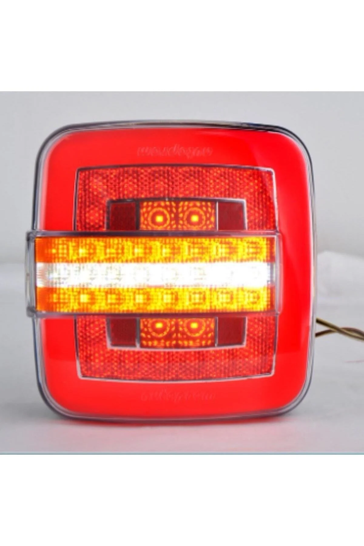 Kare Led Stop Kayar Sinyalli 12 Volt Neon Lamba