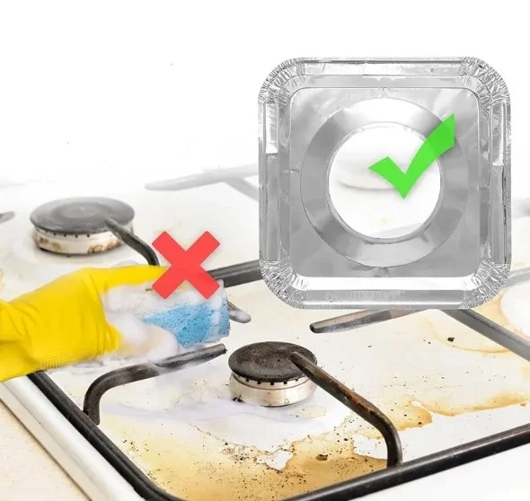 Kare Ocak Üstü Yağ Koruyucu Alüminyum Levha 23*23 Cm 10 Adet Bx40 Fiyatı, Yorumları ve Özellikleri