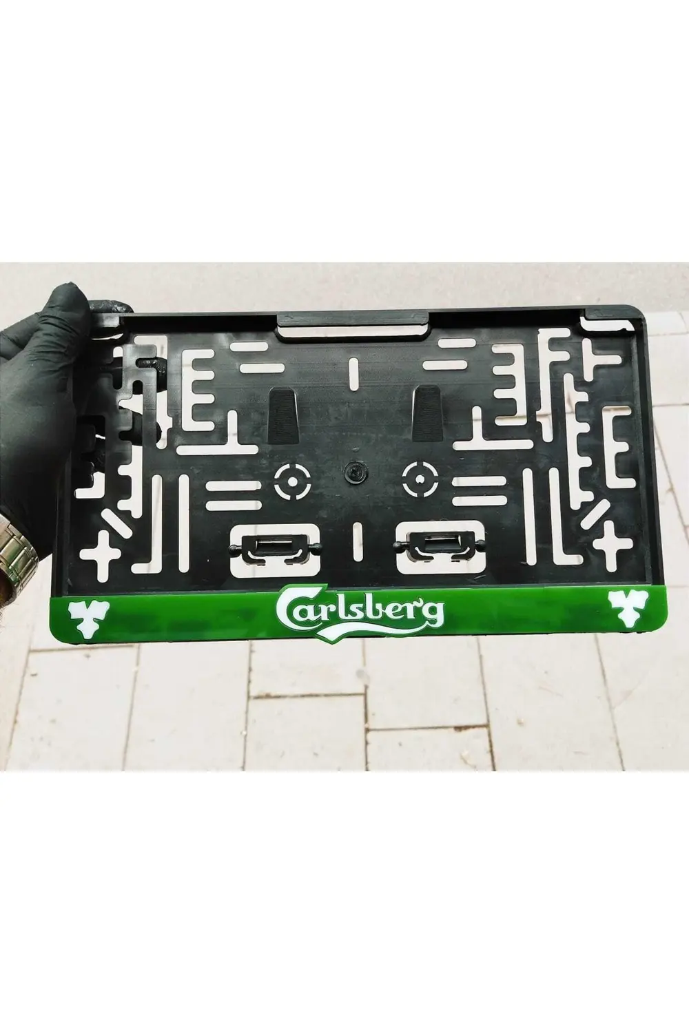 Kare Plakalık Car lsberg Model Takmatik Pleksi Kişiye Özel Lazer 