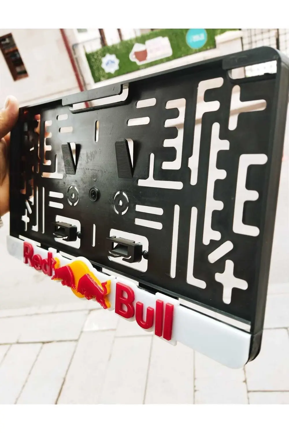 Kare Plakalık Red Bull Model Takmatik Pleksi 3d Kabartma Kişiye Ö