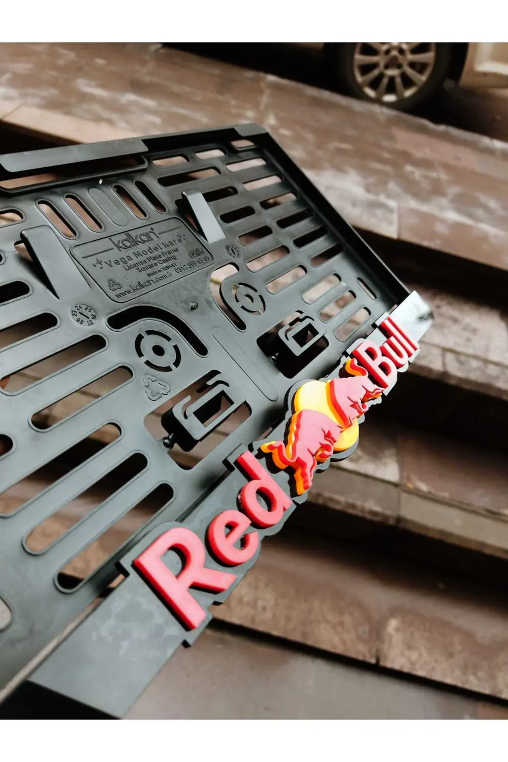 Kare Plakalık Red Bull Model Takmatik Pleksi 3d Kabartma Kişiye Ö