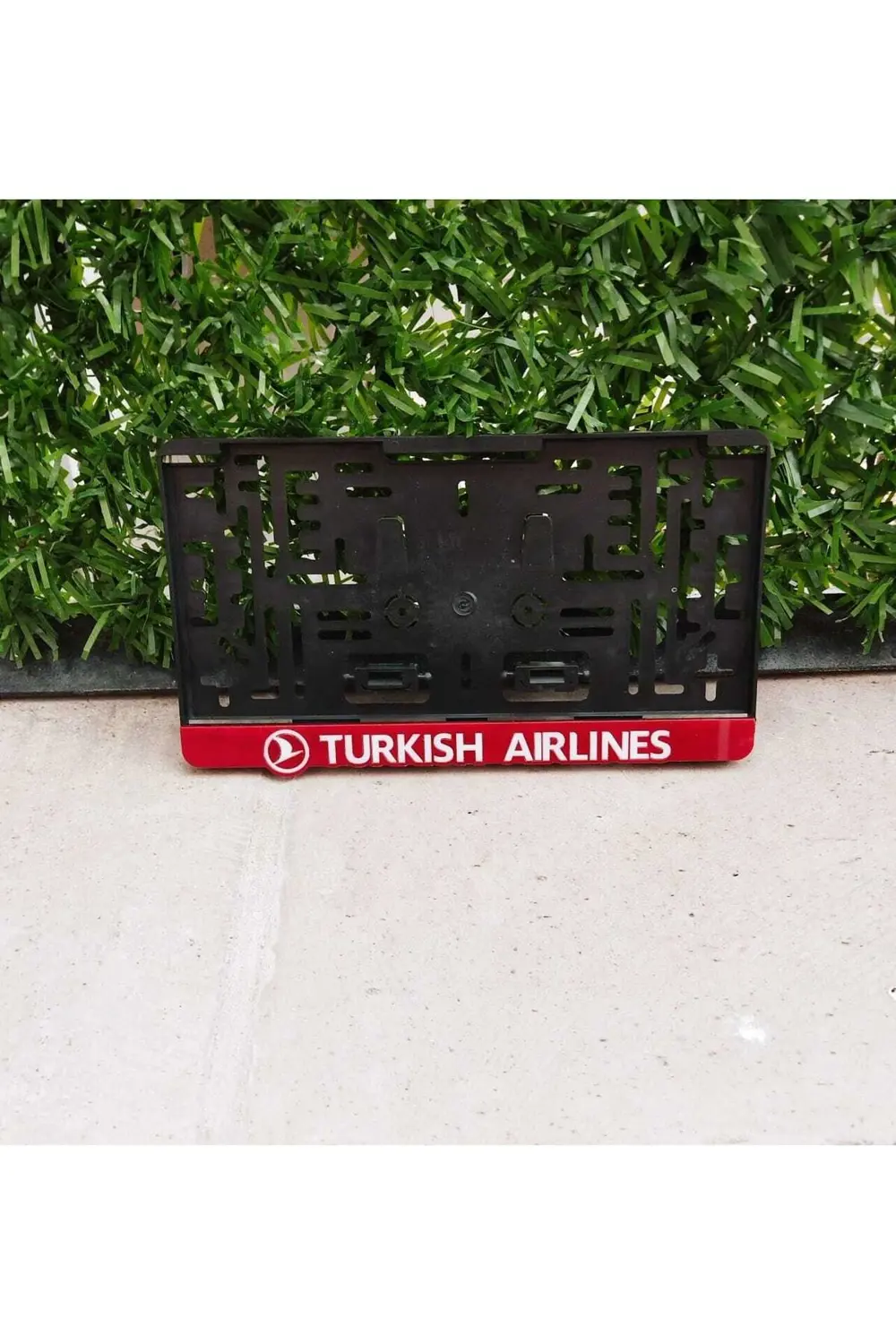 Kare Plakalık Turkısh Aırlınes Kırmızı Takmatik Lazer Kesim Pleks