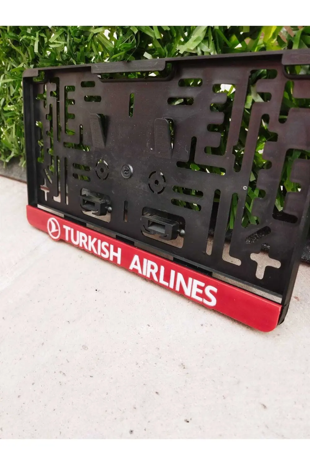 Kare Plakalık Turkısh Aırlınes Kırmızı Takmatik Lazer Kesim Pleks