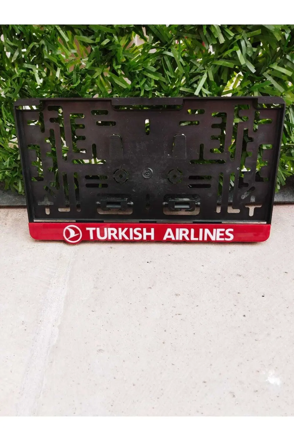 Kare Plakalık Turkısh Aırlınes Kırmızı Takmatik Lazer Kesim Pleks