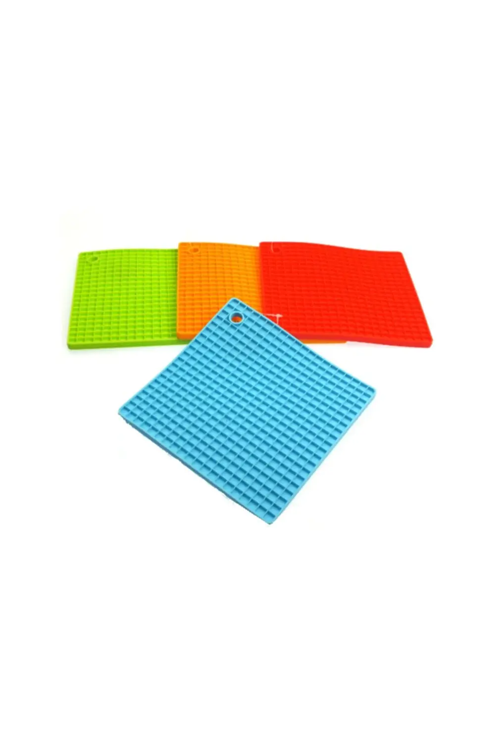 Kare Şeklinde Petek Desenli Silikon Nihale Çaydanlık Tava Tencere