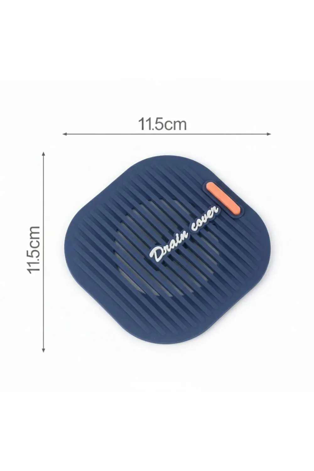 Kare Silikon Lavabo Banyo Gider Süzgeci Koku Önleyici