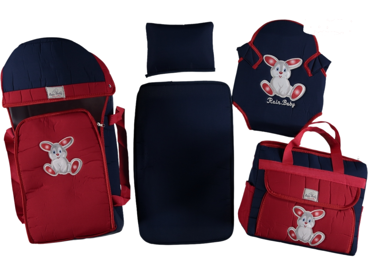 Karekter Baskılı Anne Bebek Bakım Çanta Seti