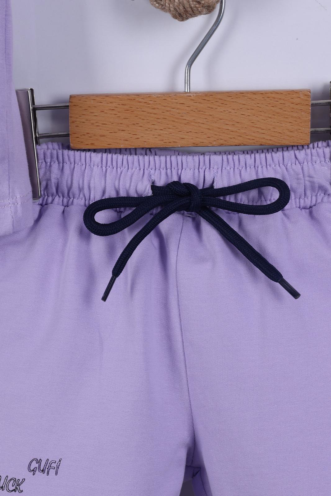 Karekter Baskılı Kız Çocuk Şortlu Takım 3/6 yaş