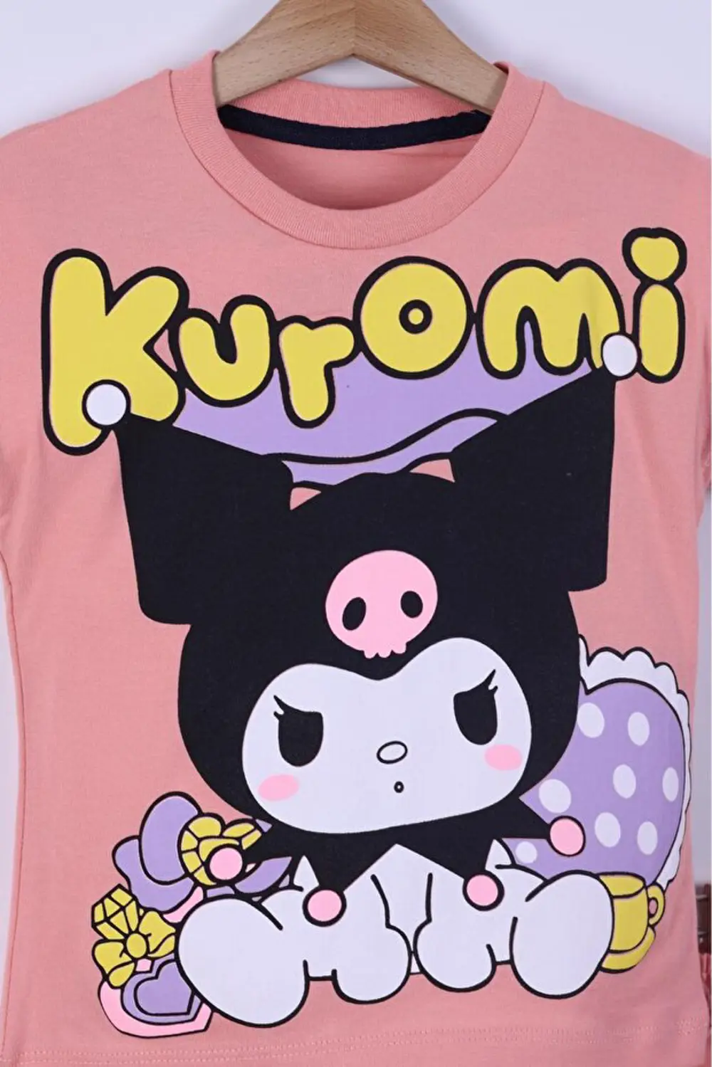 Karekter Baskılı Kız Çocuk T-Shirt Şort Takım 3/6 yaş