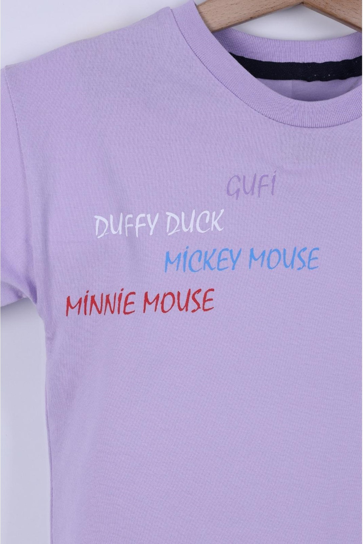 Karekter Baskılı Kız Çocuk Şortlu Takım 3/6 yaş