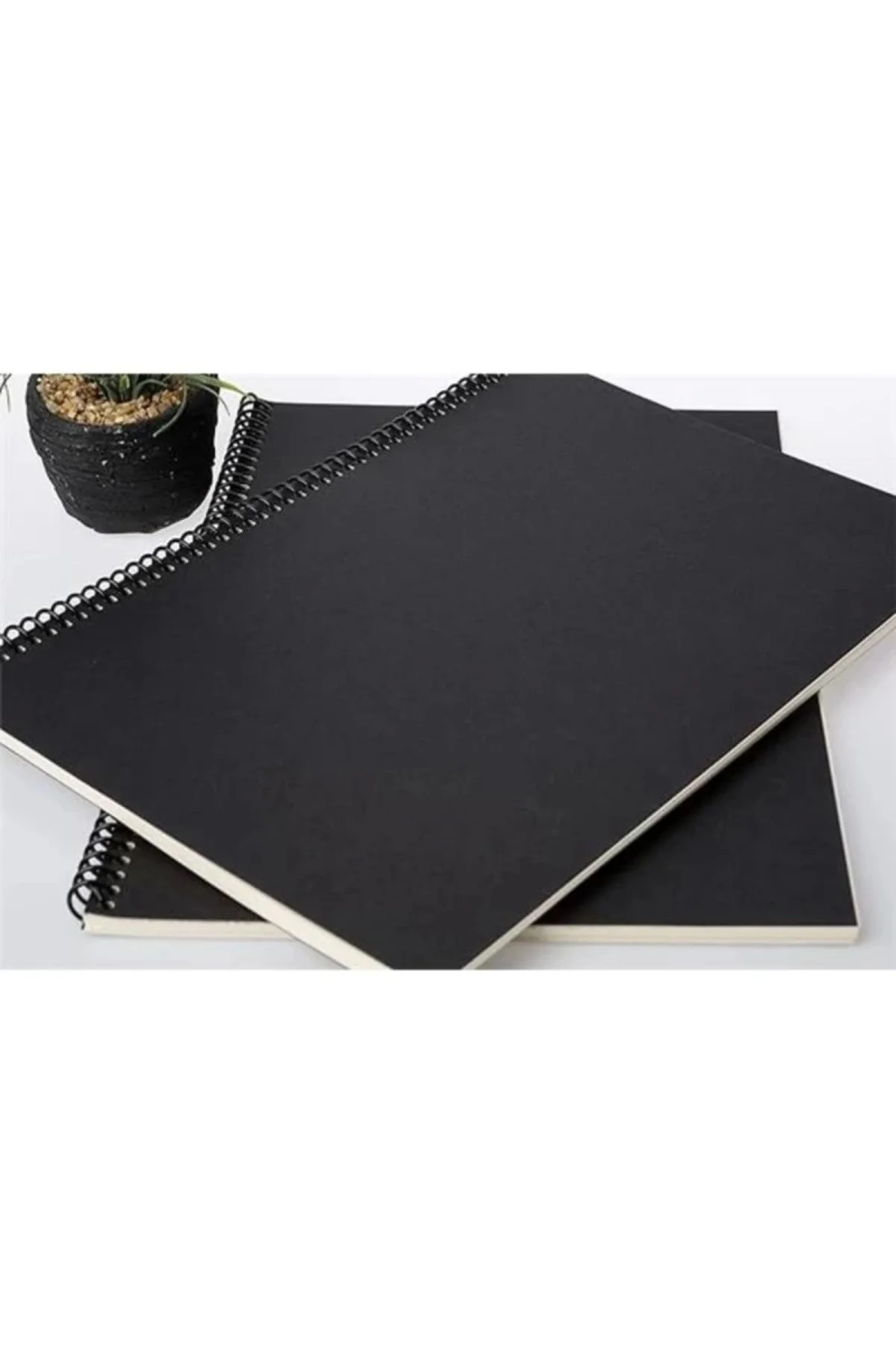 Kareli Spiralli Not Defter, A4 Boyut (21x29,7 cm), 60 Yaprak, 90gr. Ivory Kağıt, Ofis