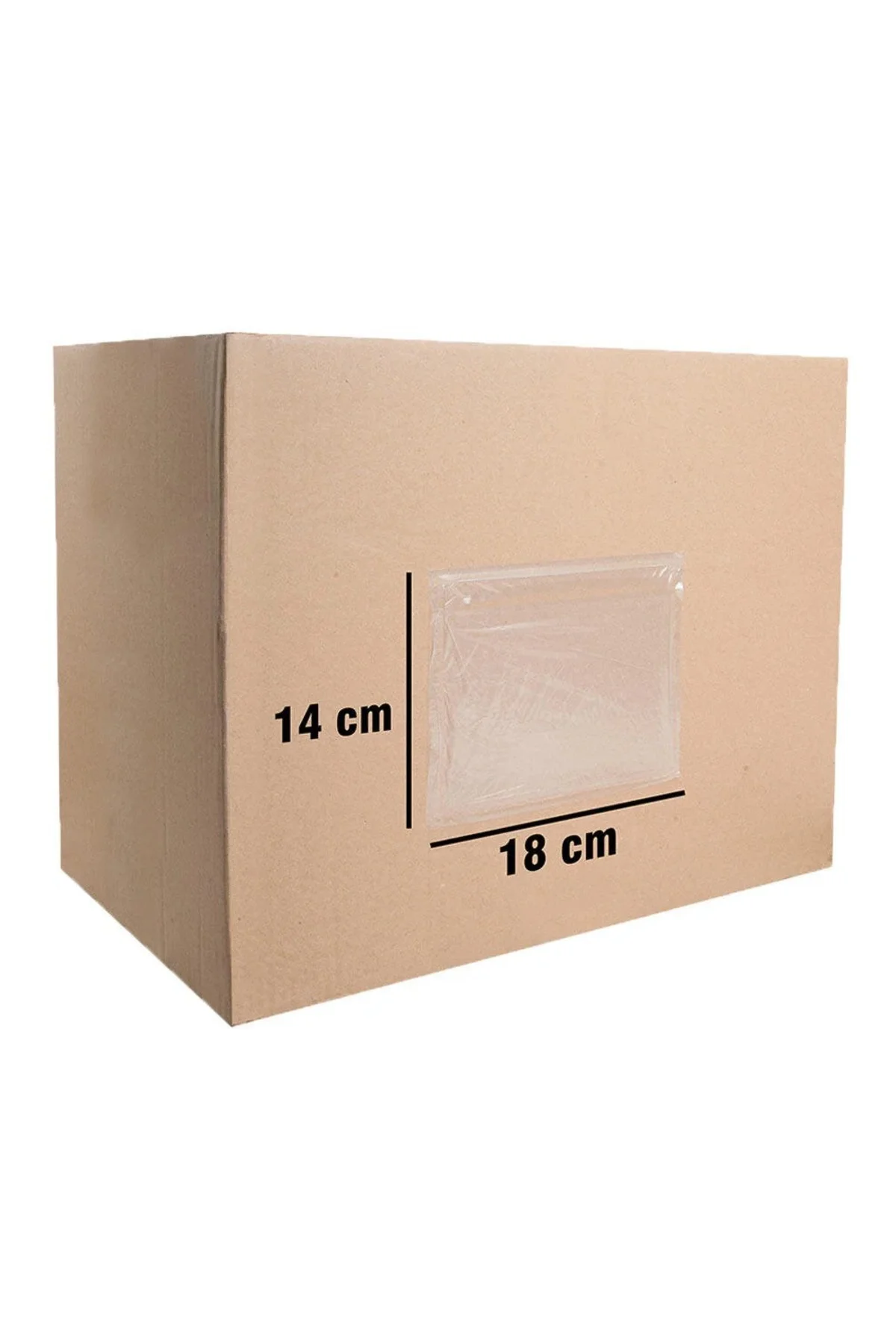 Kargo Fatura Cebi (18x14 cm) yapışkanlı şeffaf (50 Adet)