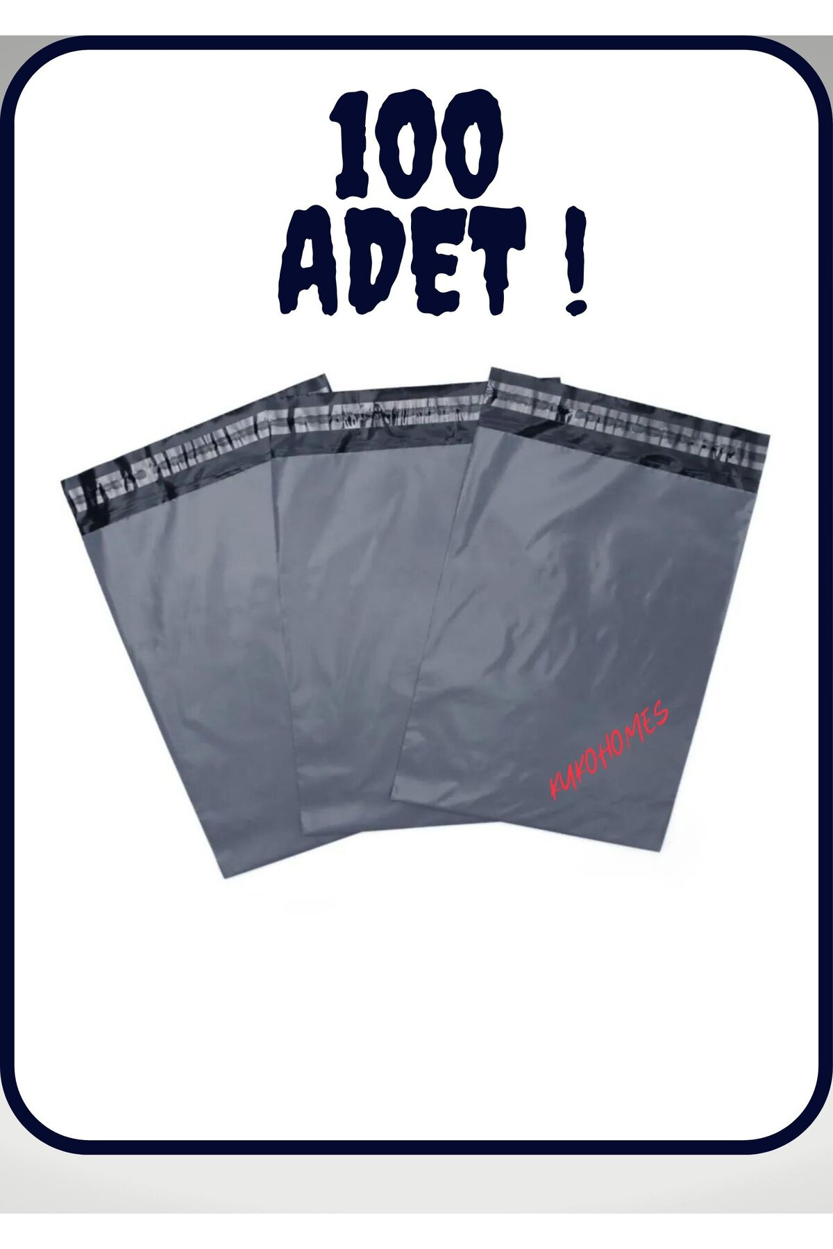 Kargo Poşeti,Cepsiz Poşet,Eko Poşet,17x25+5 Cm Kargo Poşeti 100 A