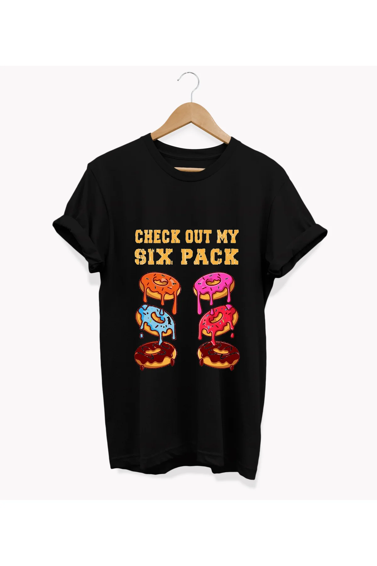 , Karın Kası, %100 Pamuk, Bisiklet Yaka, Oversize T-shirt, Büyük 