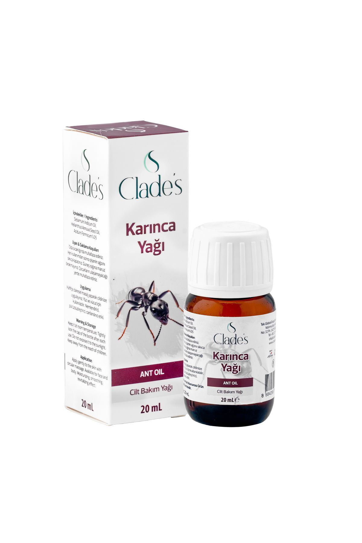 Karınca Yağı 20 ml - Cilt Bakım Yağı Ant Oil